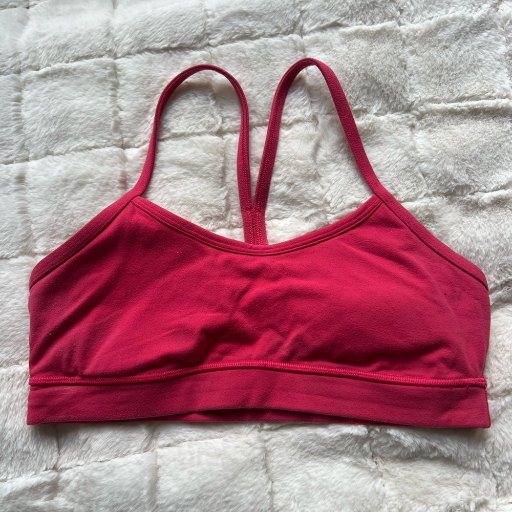 Lululemon in the Flow Women's Pink Sports Bra